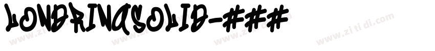 londrinasolid字体转换