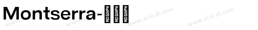 Montserra字体转换