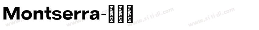 Montserra字体转换