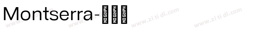 Montserra字体转换