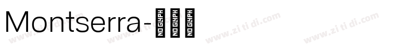 Montserra字体转换