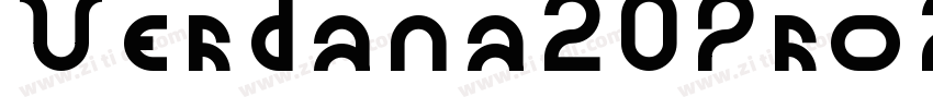 Verdana20Pro20Semi字体转换