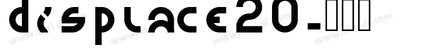 displace20字体转换