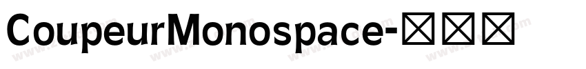 CoupeurMonospace字体转换