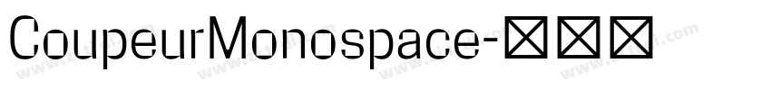 CoupeurMonospace字体转换