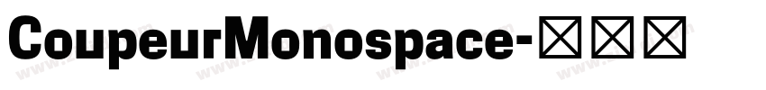 CoupeurMonospace字体转换