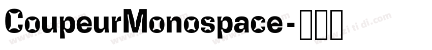 CoupeurMonospace字体转换