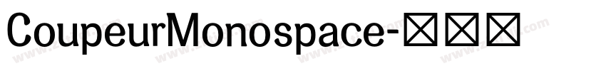 CoupeurMonospace字体转换