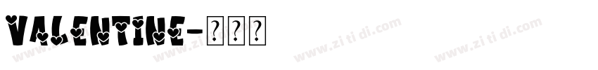 Valentine字体转换