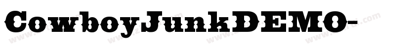CowboyJunkDEMO字体转换