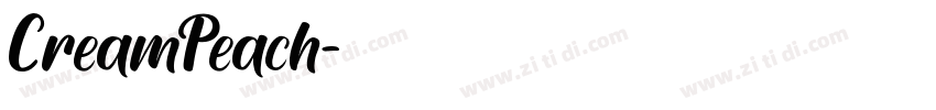 CreamPeach字体转换
