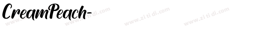 CreamPeach字体转换
