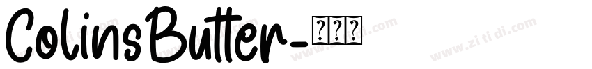 ColinsButter字体转换