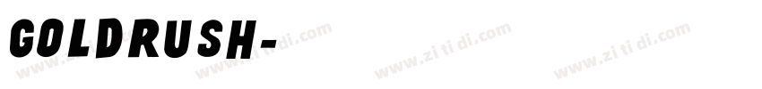 GoldRush字体转换