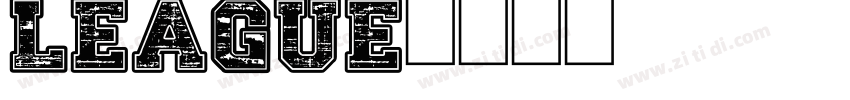 LEAGUE字体转换