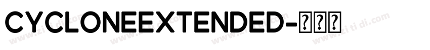 CycloneExtended字体转换