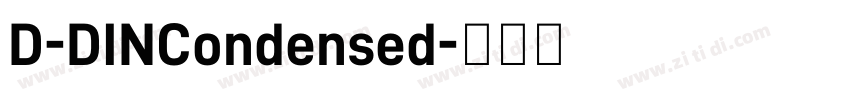 D-DINCondensed字体转换