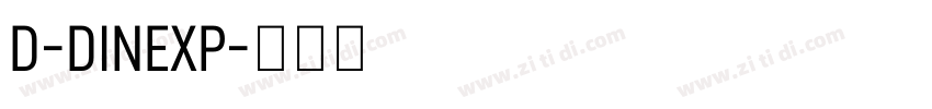 D-DINEXP字体转换