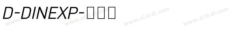 D-DINEXP字体转换