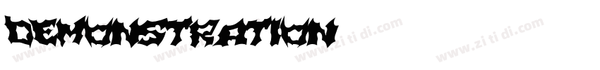 Demonstration字体转换