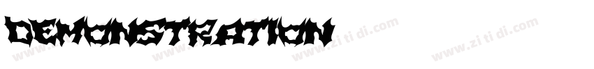 Demonstration字体转换