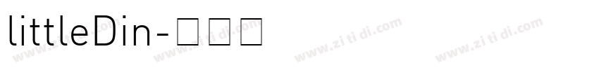 littleDin字体转换