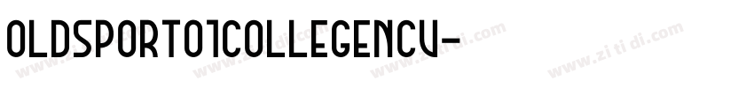 OLDSPORT01COLLEGENCV字体转换