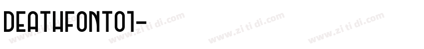DEATHFONT01字体转换
