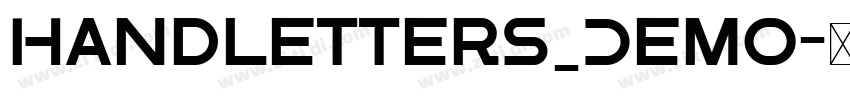 Handletters_Demo字体转换