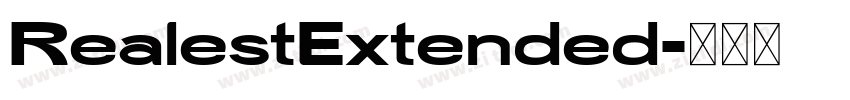RealestExtended字体转换