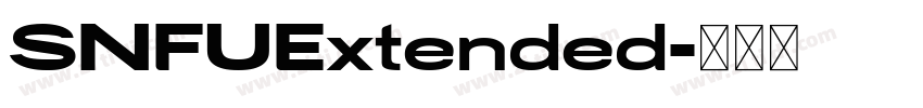 SNFUExtended字体转换