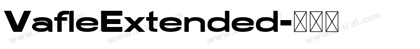 VafleExtended字体转换