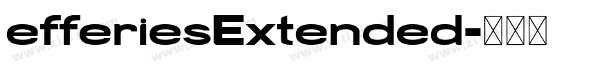 efferiesExtended字体转换