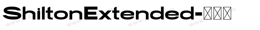 ShiltonExtended字体转换