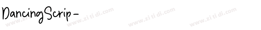 DancingScrip字体转换