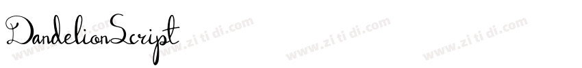 DandelionScript字体转换