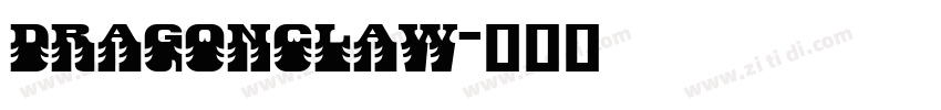DragonClaw字体转换