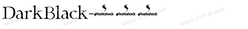 DarkBlack字体转换