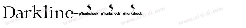 Darkline字体转换