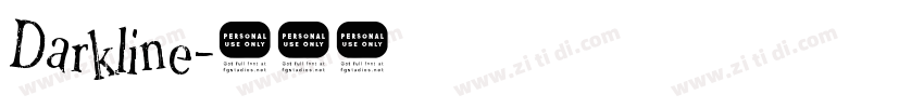 Darkline字体转换
