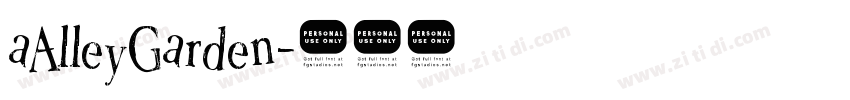 aAlleyGarden字体转换