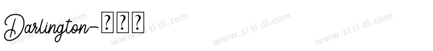 Darlington字体转换