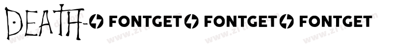 DEATH字体转换