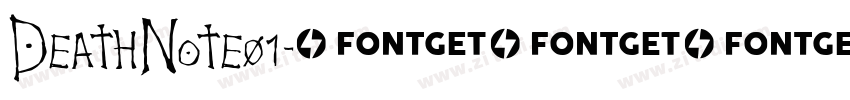 DeathNote01字体转换