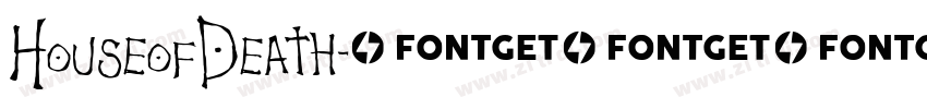 HouseofDeath字体转换