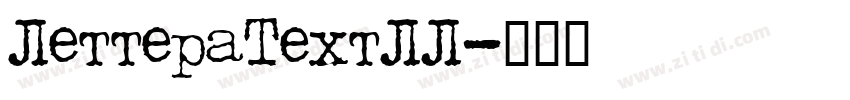 LetteraTextLL字体转换