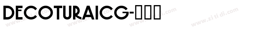 DecoturaICG字体转换