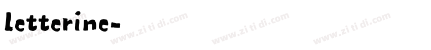 letterine字体转换