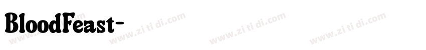 BloodFeast字体转换