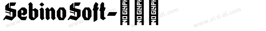 SebinoSoft字体转换